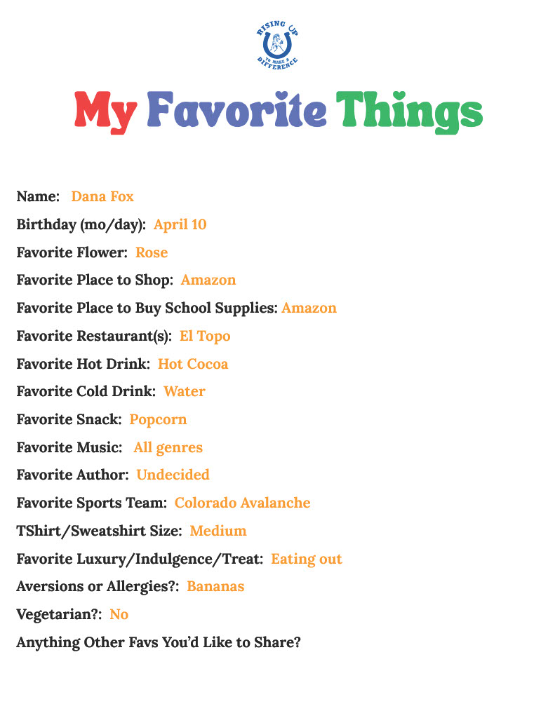 Image of Dana's Fav Things