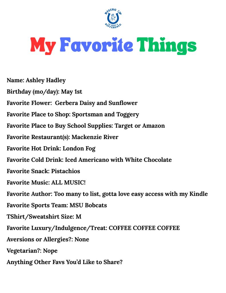 Ashley's 23 24 Fav Things