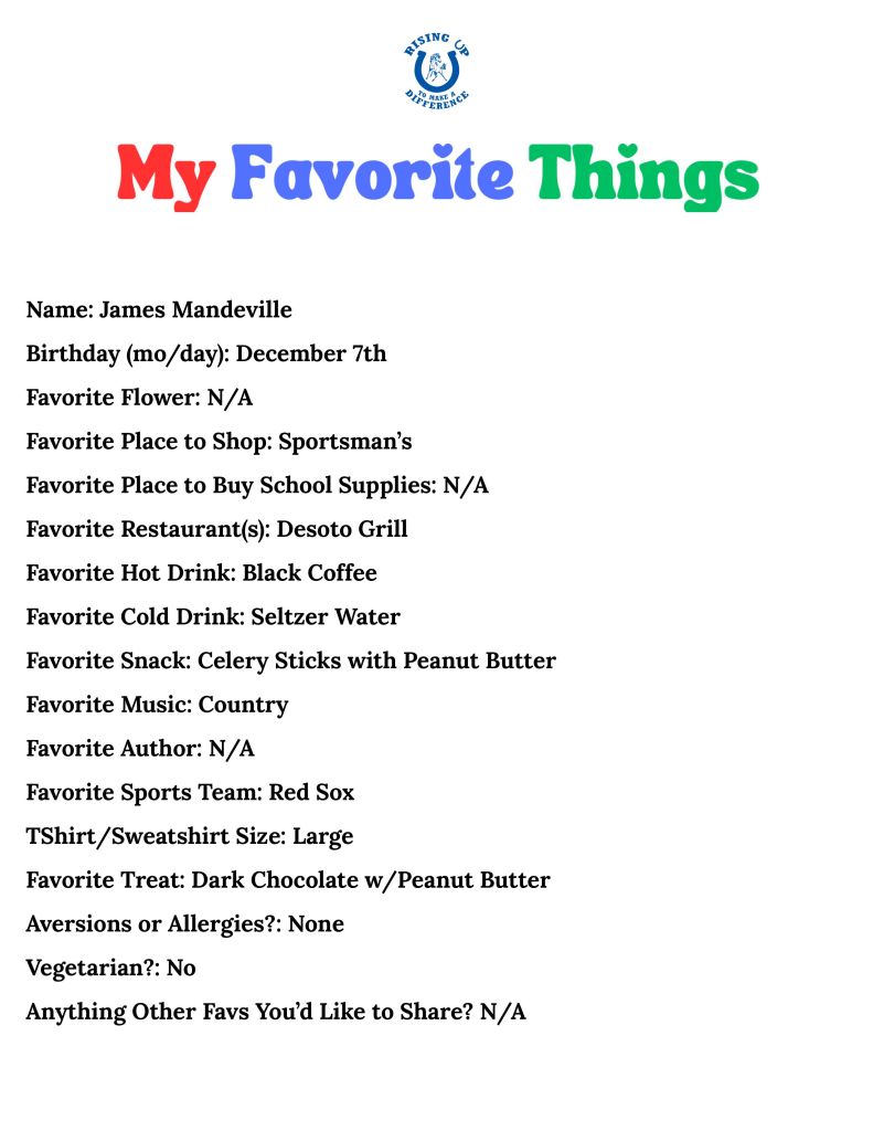 Image of James Fav Things