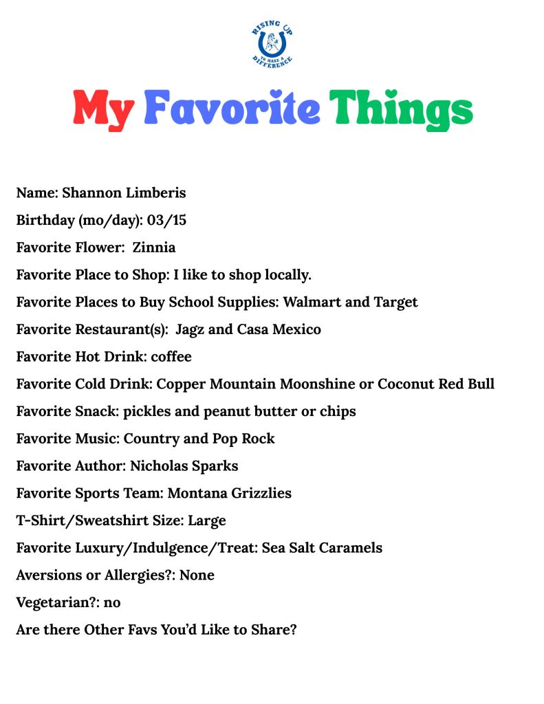 Image of Shannons Fav Things