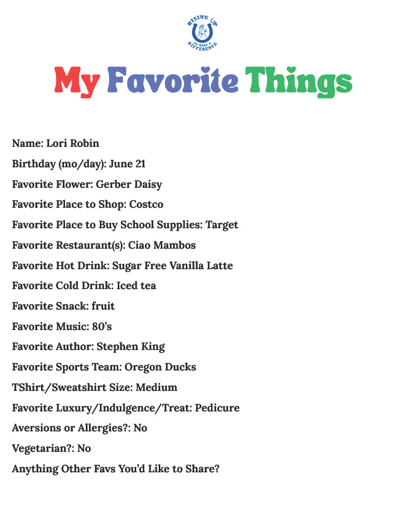 Image of Lori's Fav Things