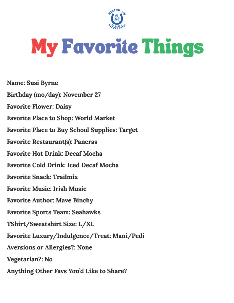 Image of Susi's Fav Things