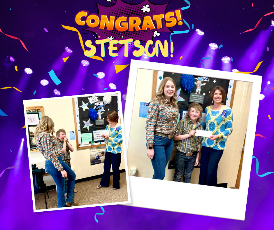 Congrats Stetson