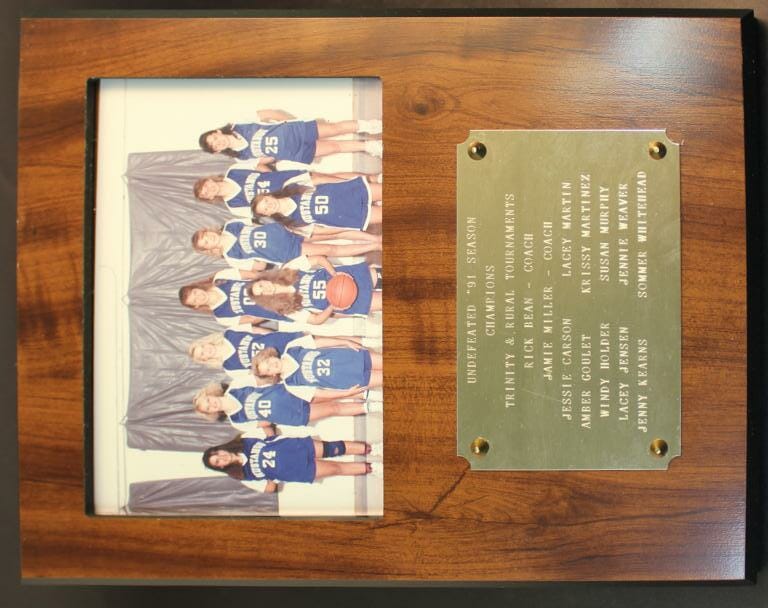 1991 - Undefeated Season - Trinity & Rural Tournaments